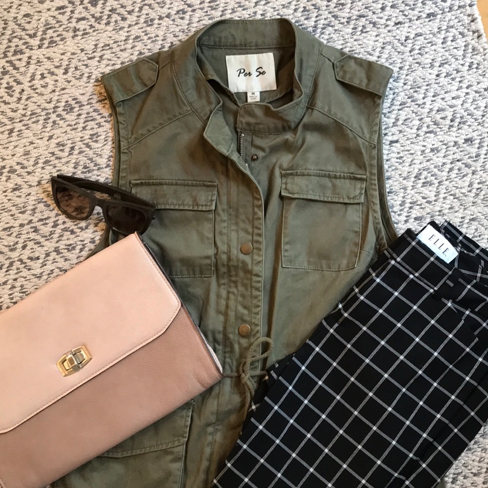 Sleeveless Army Jacket